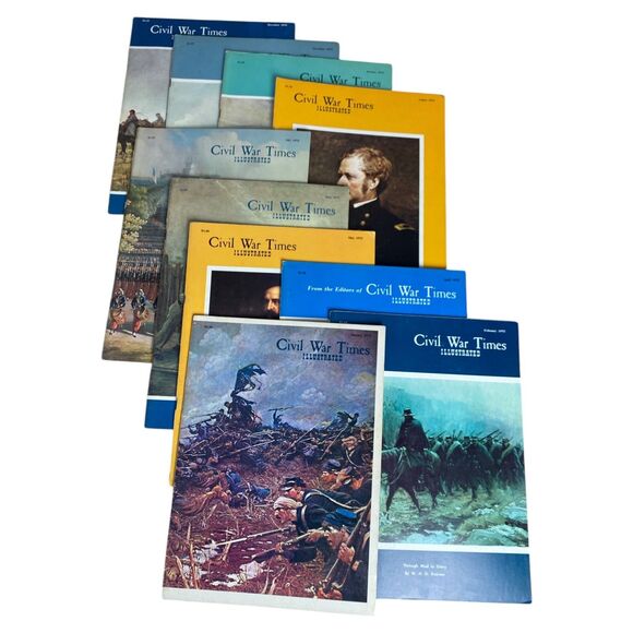 1975 Civil War Times Illustrated Lot of 10 History Magazines Excluding Mar - Picture 2 of 12